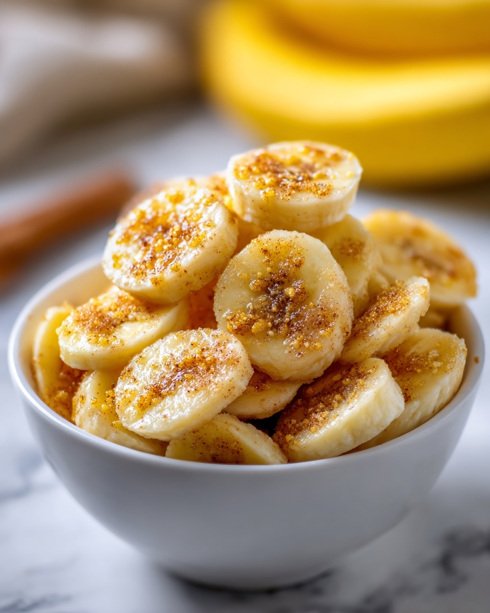 Cinnamon-Sugar Air Fryer Banana Chips Recipe - Recipe Image