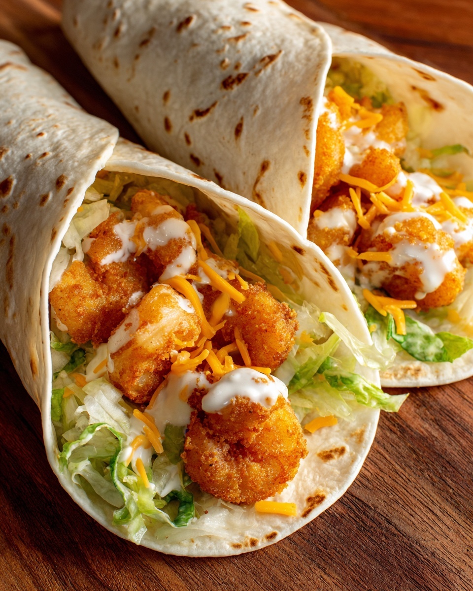 Crispy Chicken Ranch Snack Wrap Recipe - Recipe Image