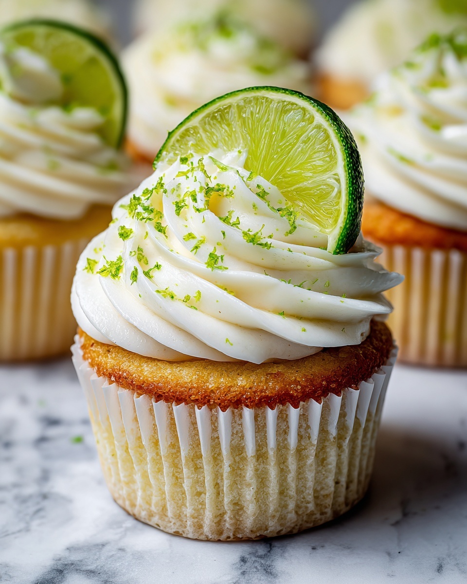 Margarita Cupcakes with Lime Frosting Recipe - Recipe Image