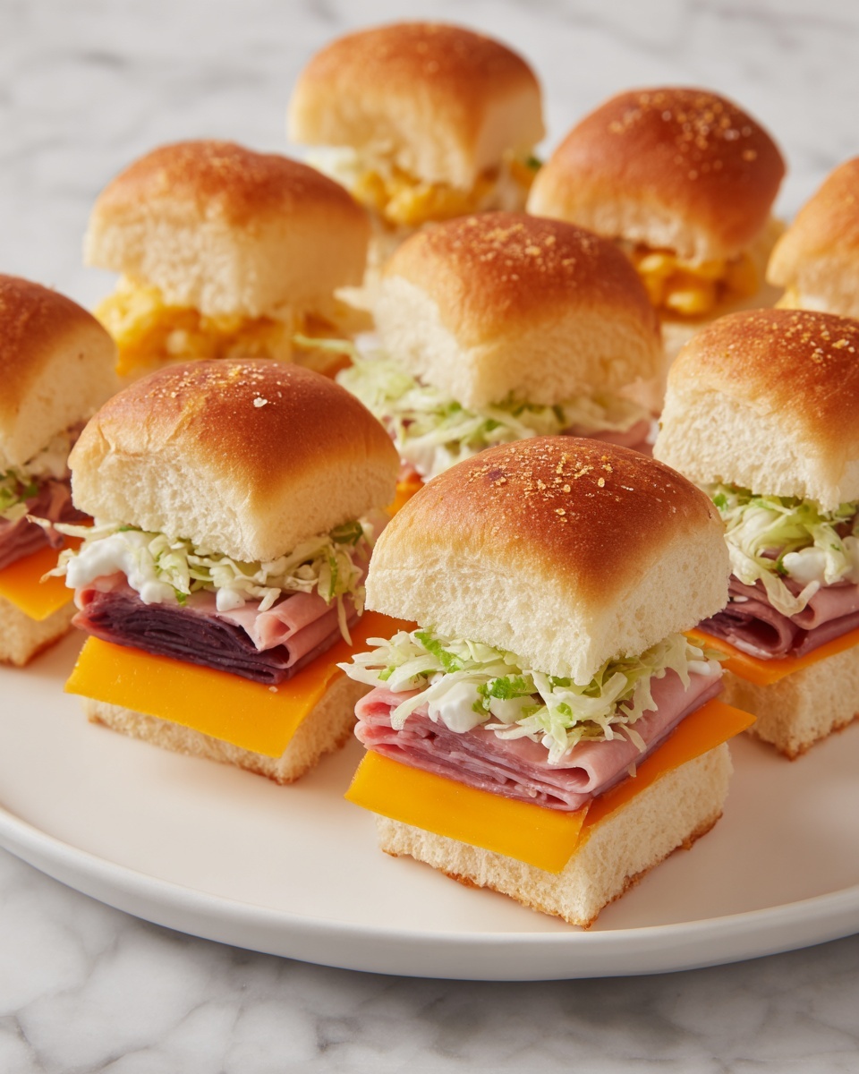 Chopped Club Sliders Bites Recipe - Recipe Image