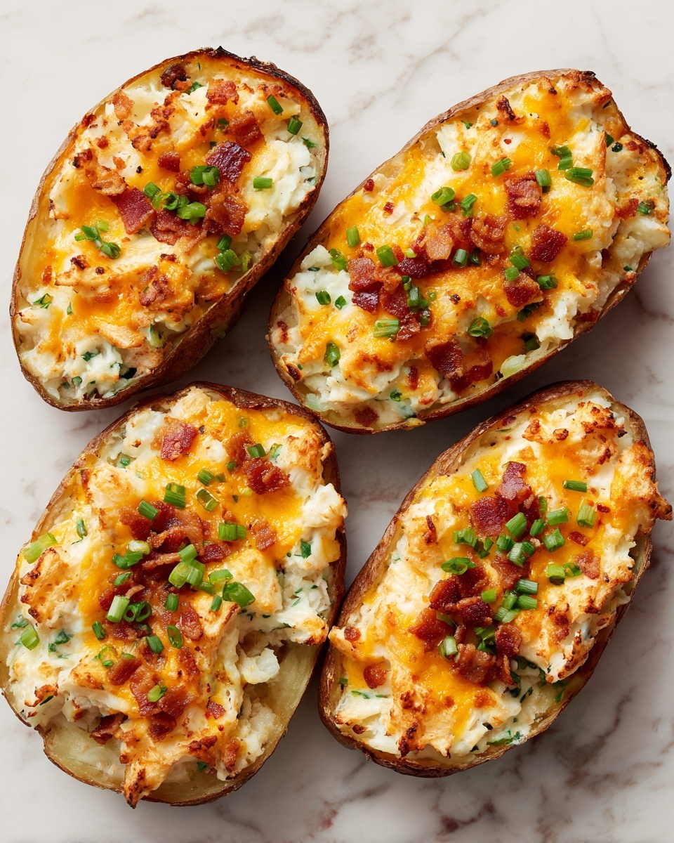Jalapeno Popper Twice-Baked Potatoes Recipe - Recipe Image