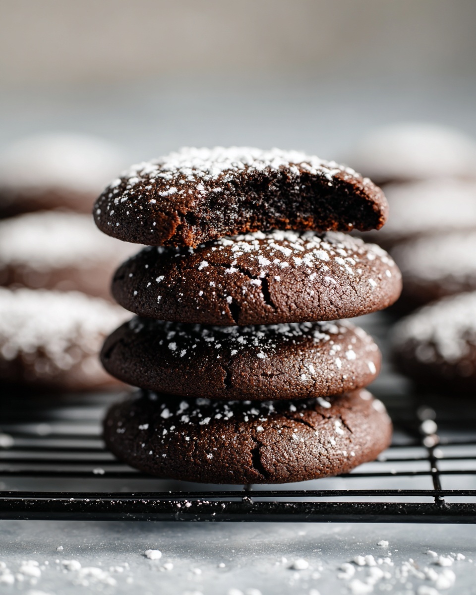Espresso Chocolate Crinkle Cookies Recipe - Recipe Image