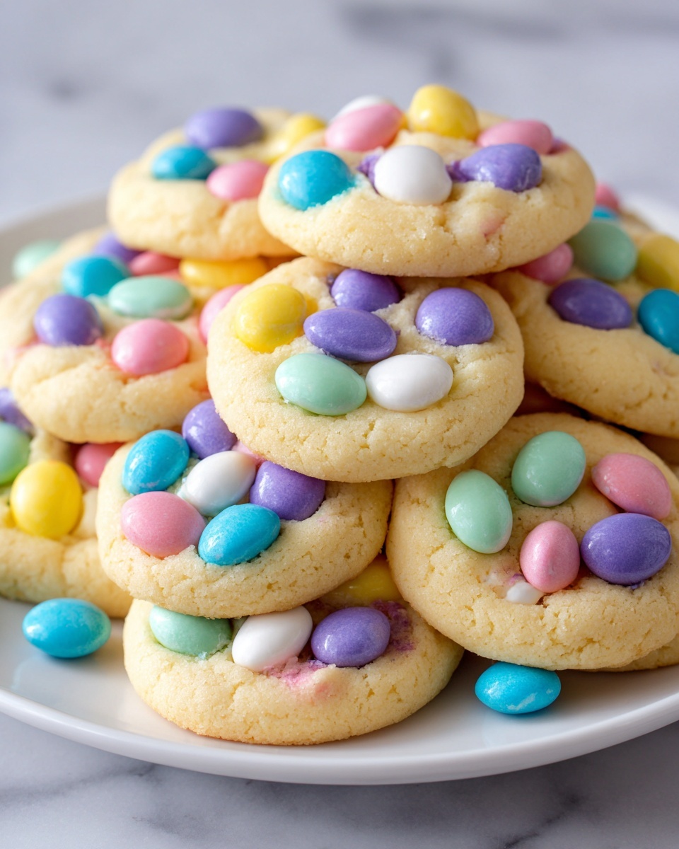 Easter M&M Cookies Recipe - Recipe Image
