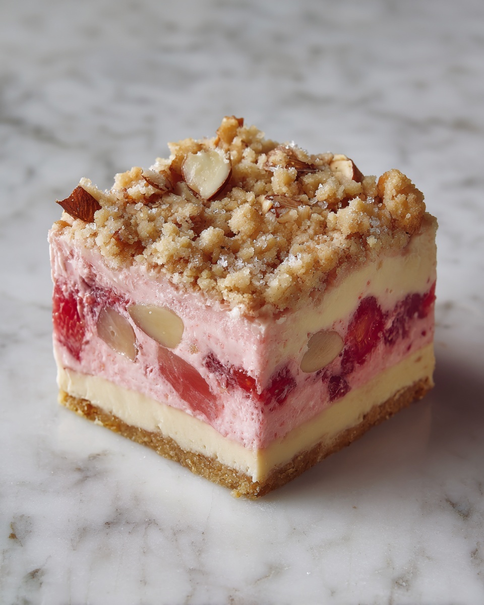 Rhubarb Magic Bars Recipe - Recipe Image