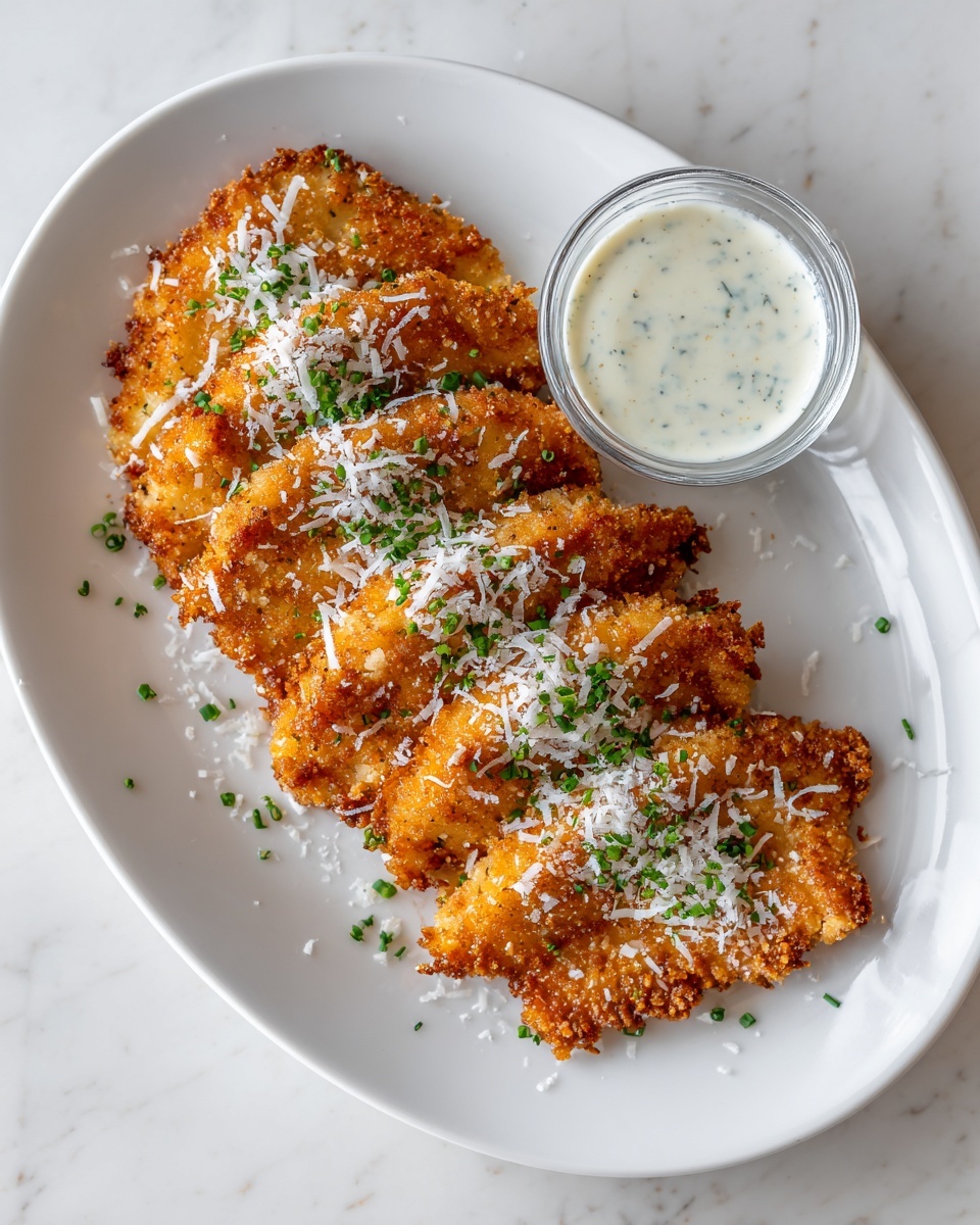 Crispy Caesar Chicken Cutlets Recipe - Recipe Image