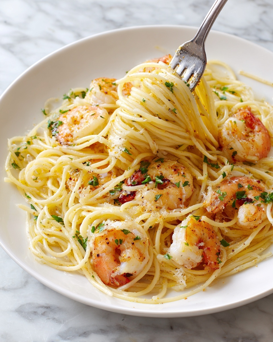 Shrimp Scampi with Pasta Recipe - Recipe Image