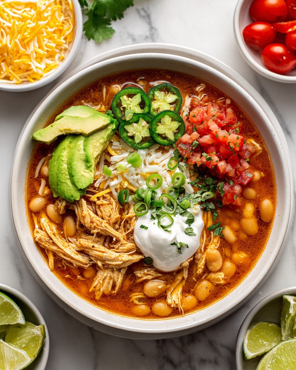 Creamy Cajun White Chicken Chili Recipe - Recipe Image