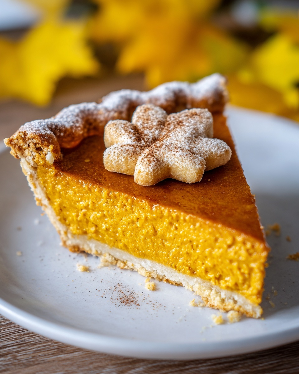 Easy Pumpkin Pie from Scratch with Flaky Crust Recipe - Recipe Image