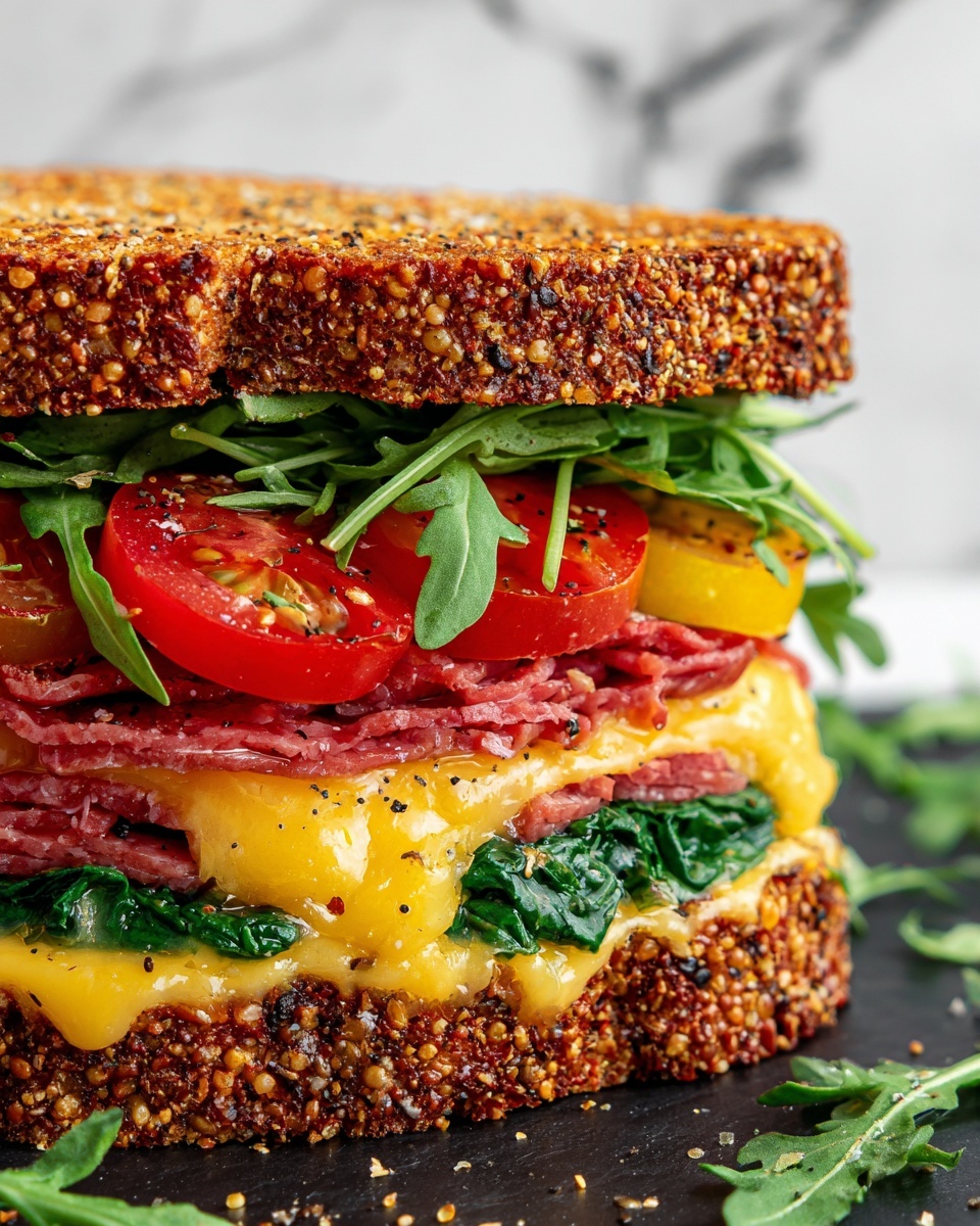 Toasted Italian Sandwich Recipe - Recipe Image