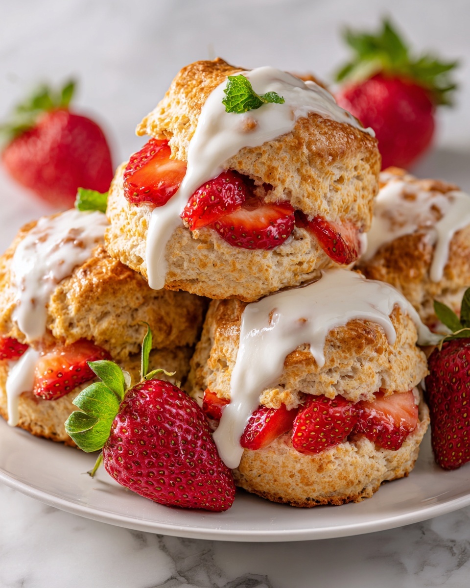 Strawberry Scones Recipe - Recipe Image