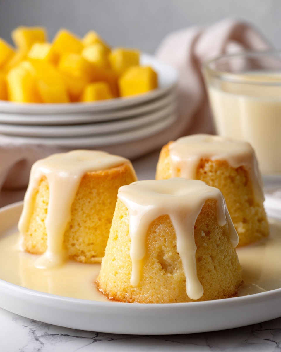 Easy Simple Mango Pudding Recipe - Recipe Image