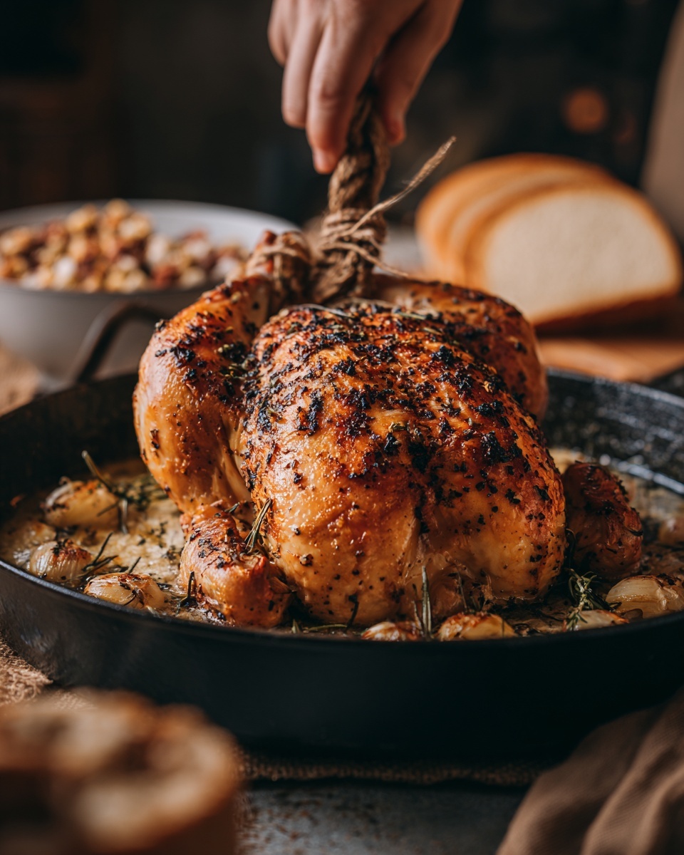 Roasted Herb Butter Turkey Recipe - Recipe Image