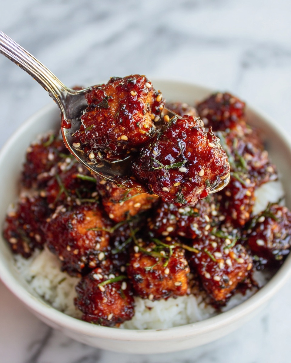 Spicy Honey Garlic Ground Chicken Stir-Fry Recipe - Recipe Image