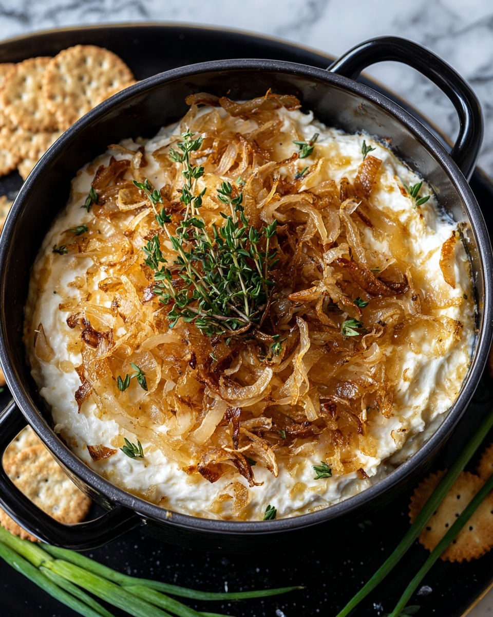Creamy French Onion Dip Recipe - Recipe Image