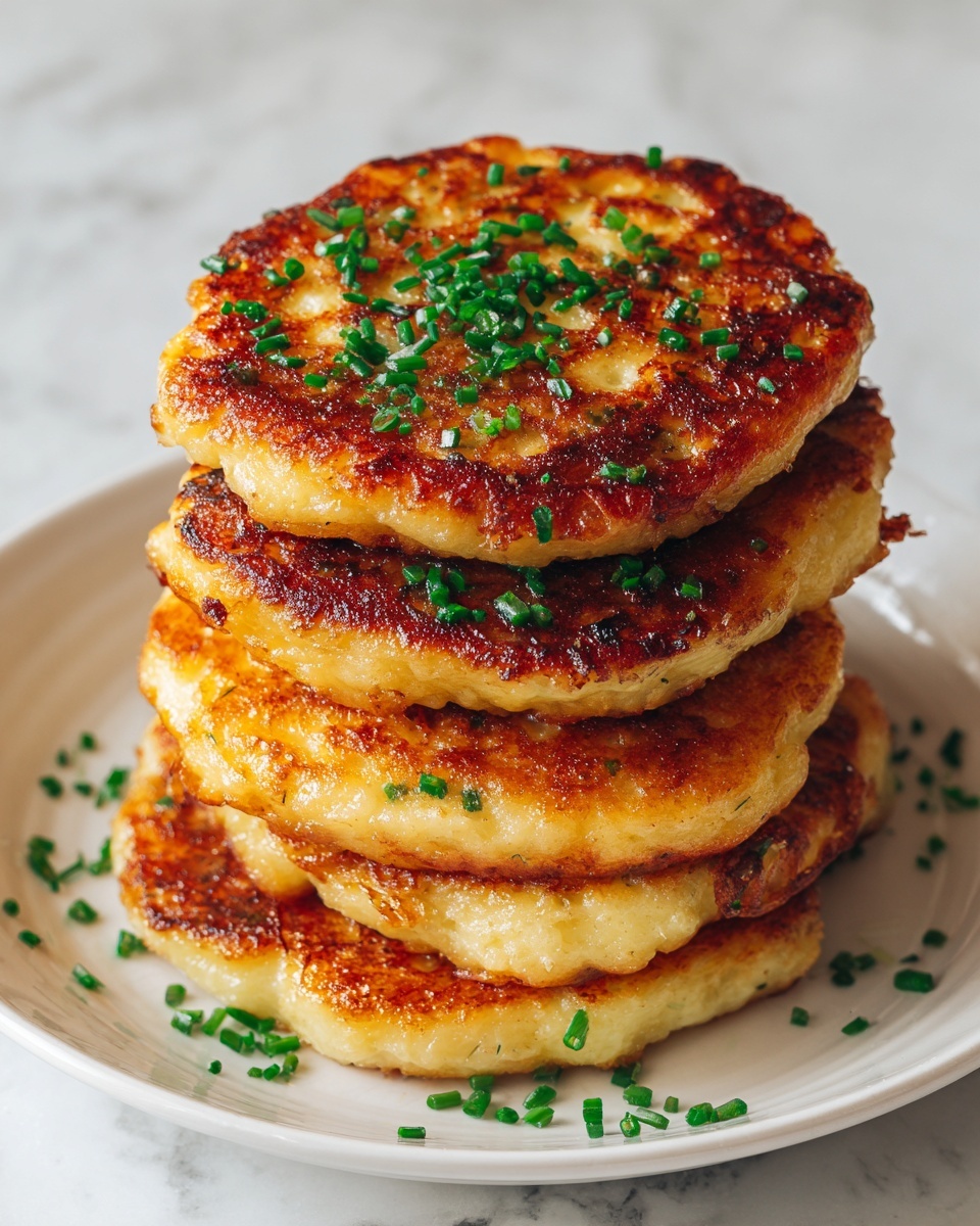 Korean Potato and Cheese Pancakes (Gamjajeon) Recipe - Recipe Image