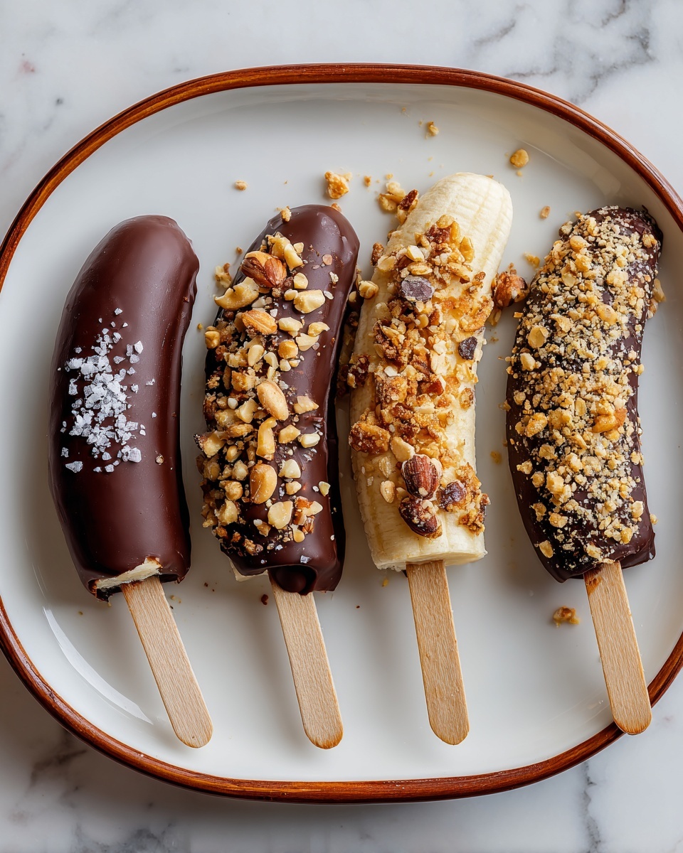 Chocolate Covered Banana Pops Recipe - Recipe Image