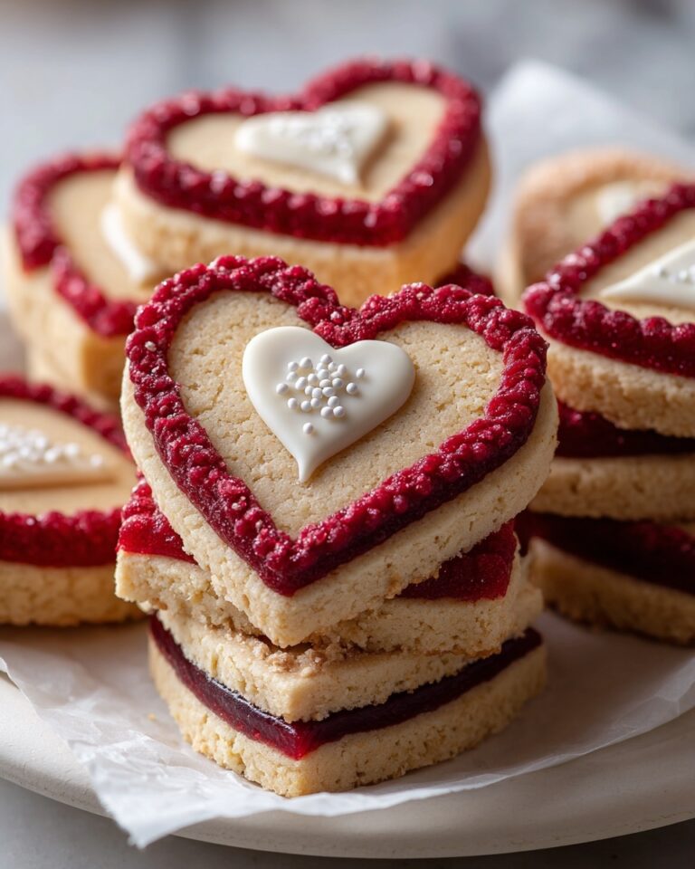 Red Velvet Linzer Cookies Recipe