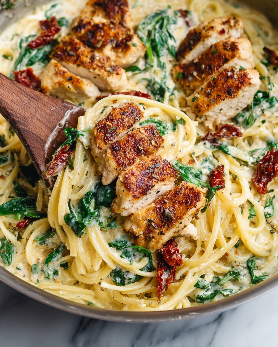Tuscan Chicken and Spaghetti Squash Recipe - Recipe Image