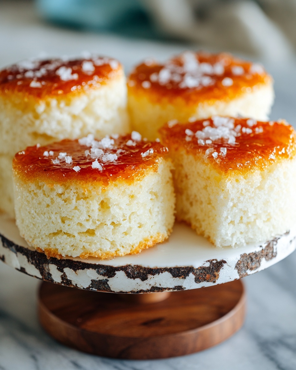 Mini Chinese Sponge Cakes with Nuts, Granola, and Berries Recipe - Recipe Image