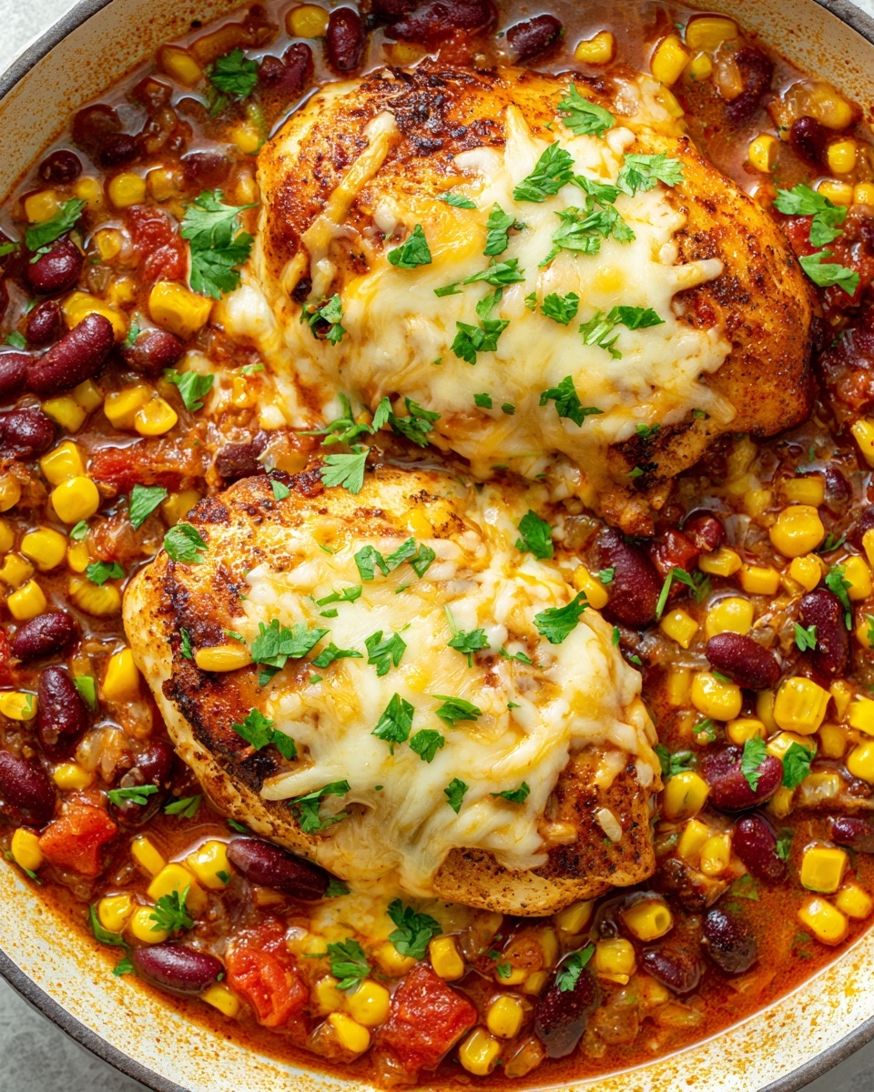 Cowboy Chicken Skillet Bake Recipe - Recipe Image