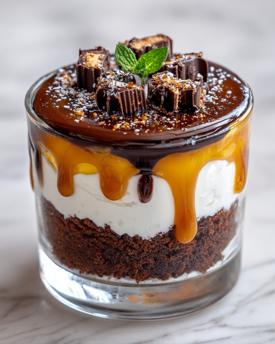 Loaded Brownie Cheesecake Dessert Cups Recipe - Recipe Image