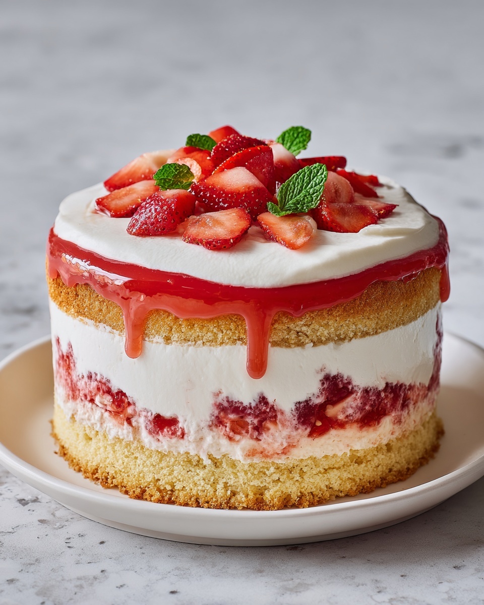 Strawberry Éclair Cake Recipe - Recipe Image