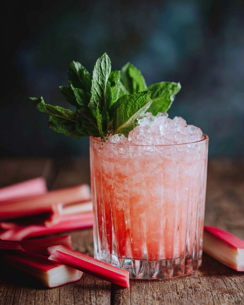 Rhubarb Liqueur Recipe - Recipe Image