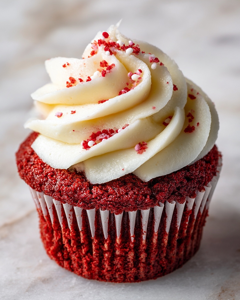 Red Velvet Cookie Cups with Cream Cheese Frosting Recipe - Recipe Image