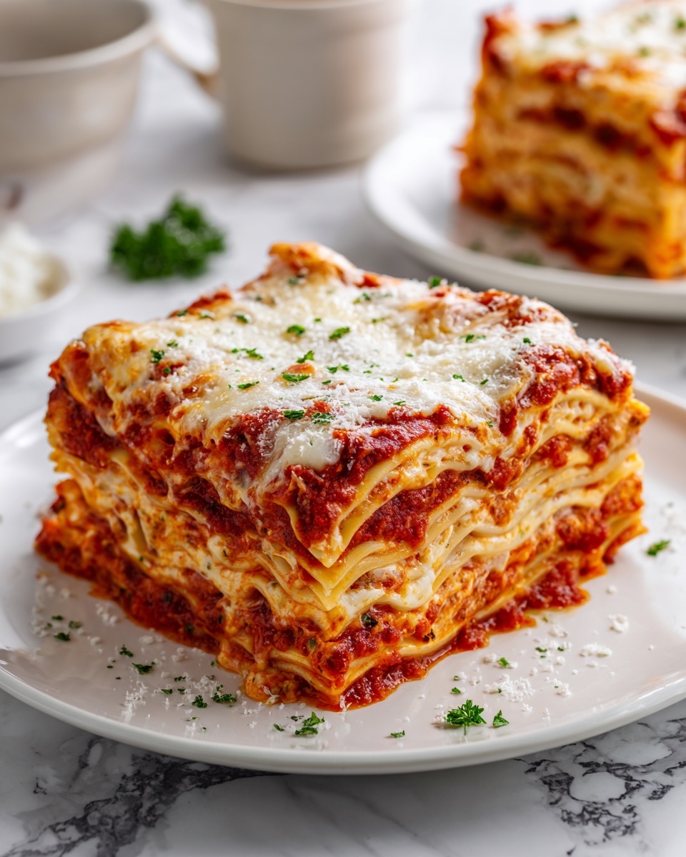 Cheesy Garlic Bread Lasagna Soup Recipe - Recipe Image