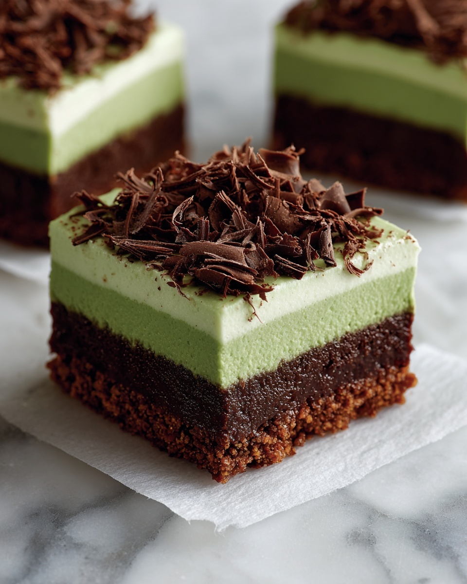 Easy Grasshopper Bars for St. Patrick’s Day Recipe - Recipe Image