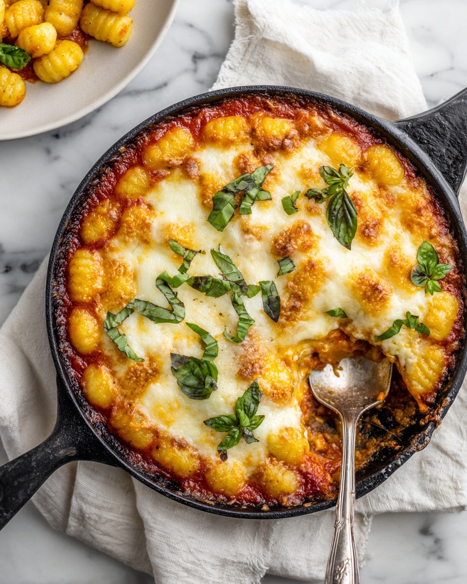 One Pan Gnocchi Pesto Bake Recipe - Recipe Image