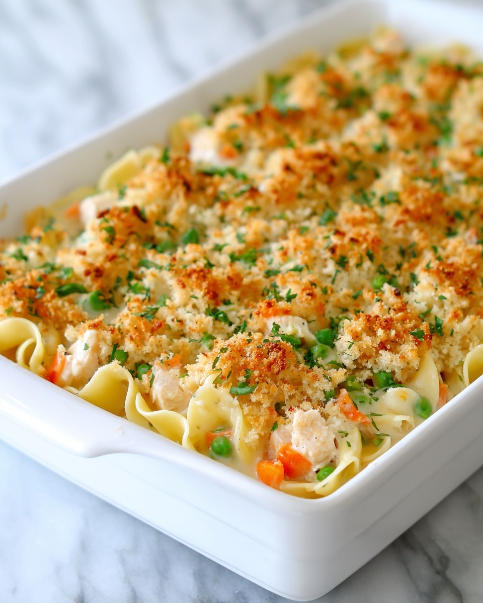 Creamy Chicken Noodle Casserole Recipe - Recipe Image