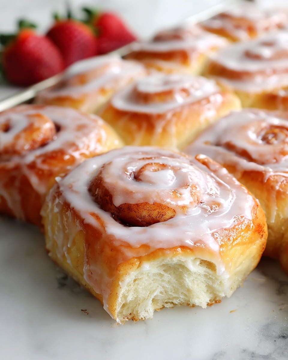 Strawberry Cinnamon Rolls Recipe - Recipe Image