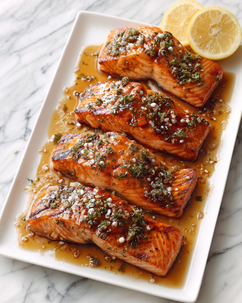 Honey Glazed Salmon Recipe - Recipe Image