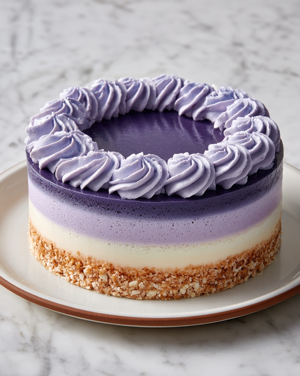 Ube Cheesecake Recipe - Recipe Image