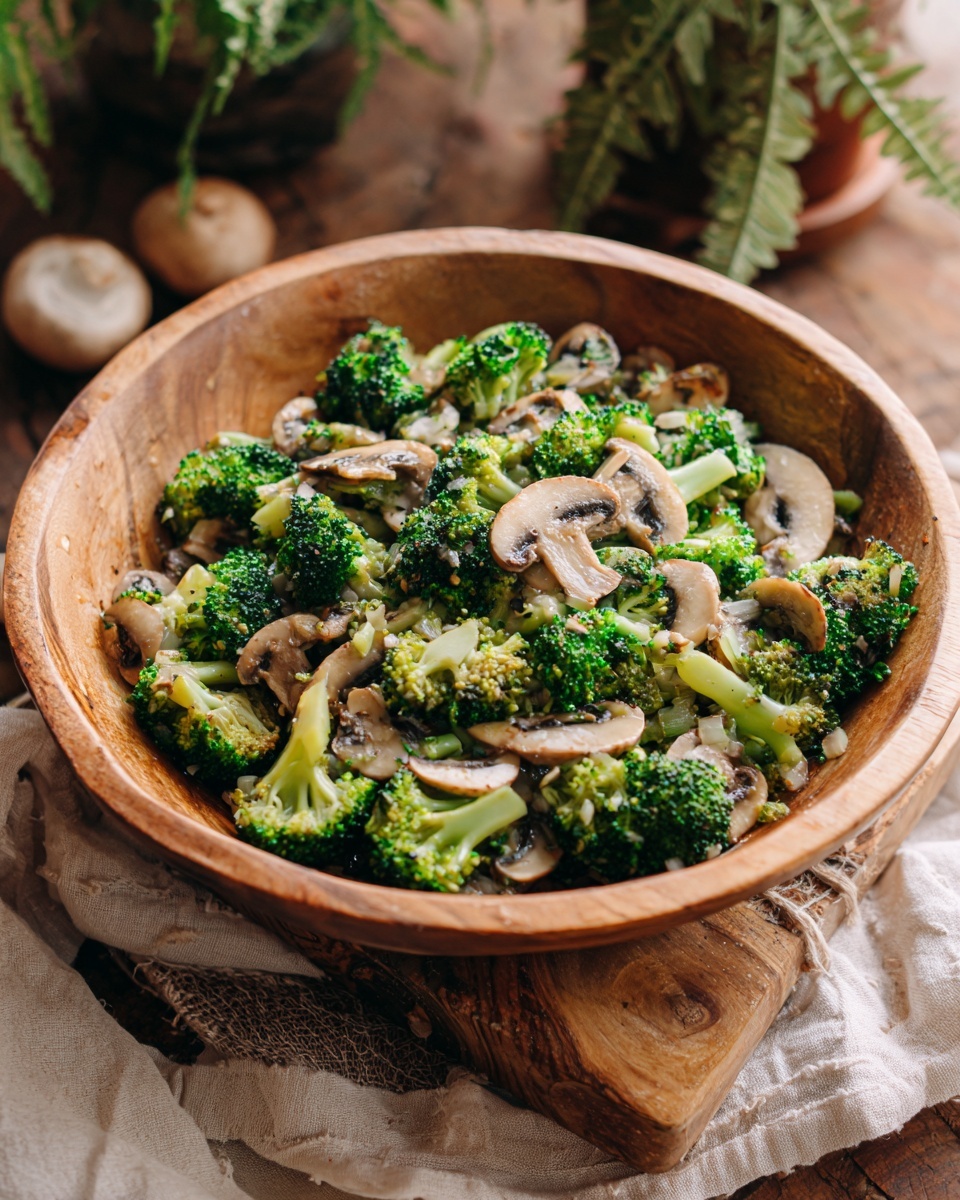 Broccoli and Mushroom Stir Fry Recipe - Recipe Image
