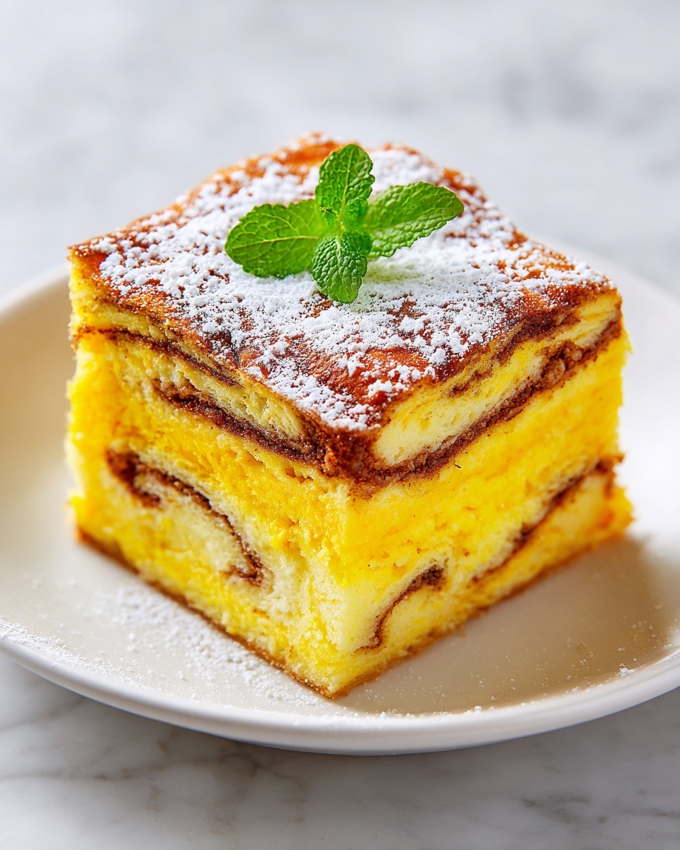 Sweet Potato Cinnamon Roll Cake Recipe - Recipe Image