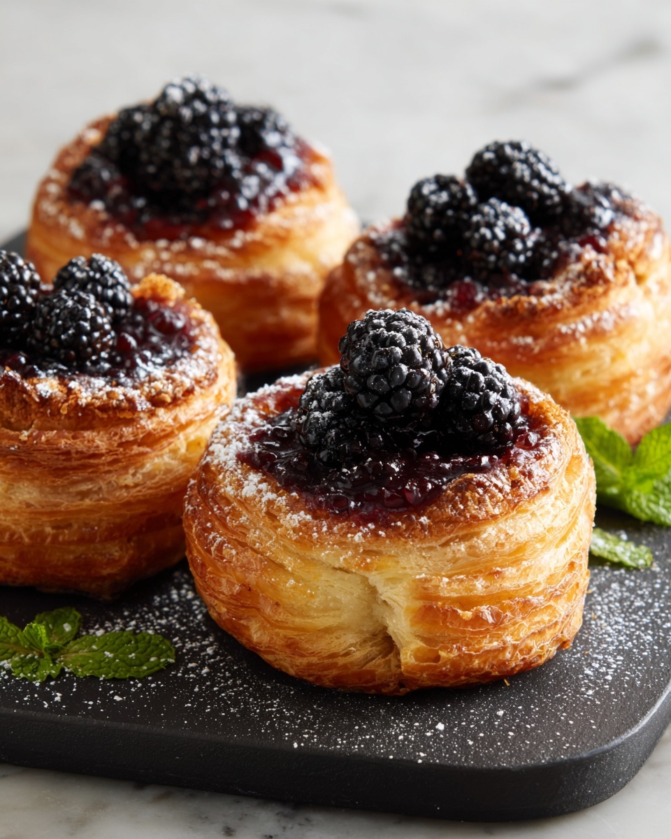 Blackberry Cream Cheese Danish Recipe - Recipe Image