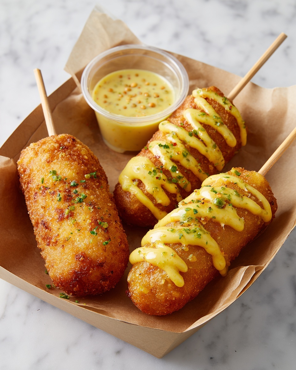Korean Corn Dogs Recipe - Recipe Image