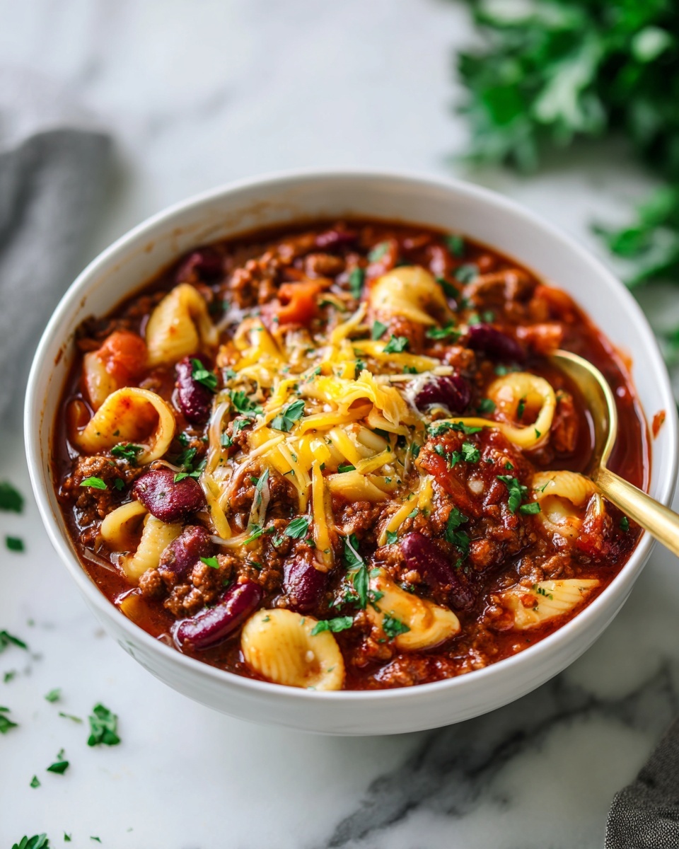 Chili Mac and Cheese Recipe - Recipe Image