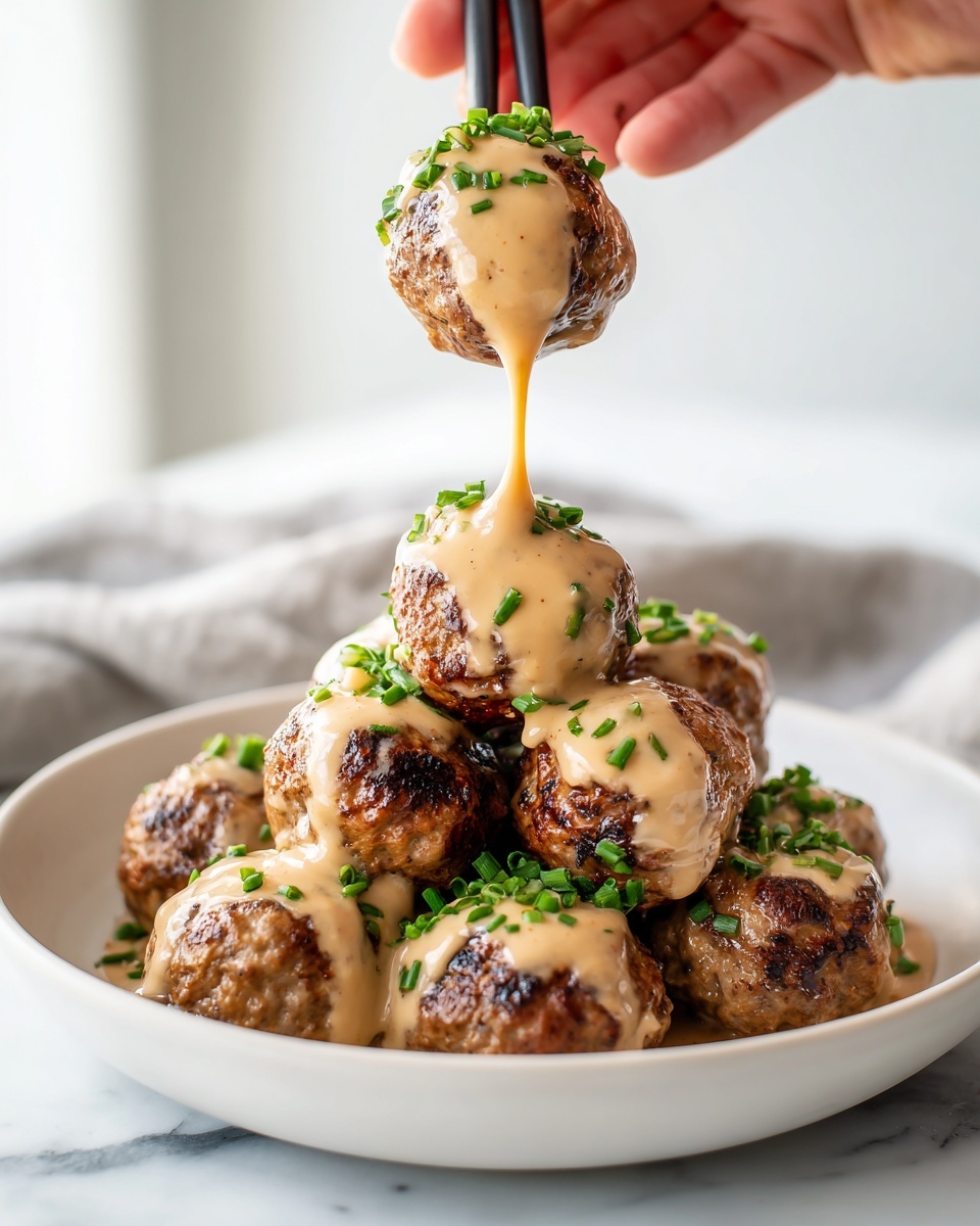 Korean BBQ Meatballs with Spicy Mayo Dip Recipe - Recipe Image