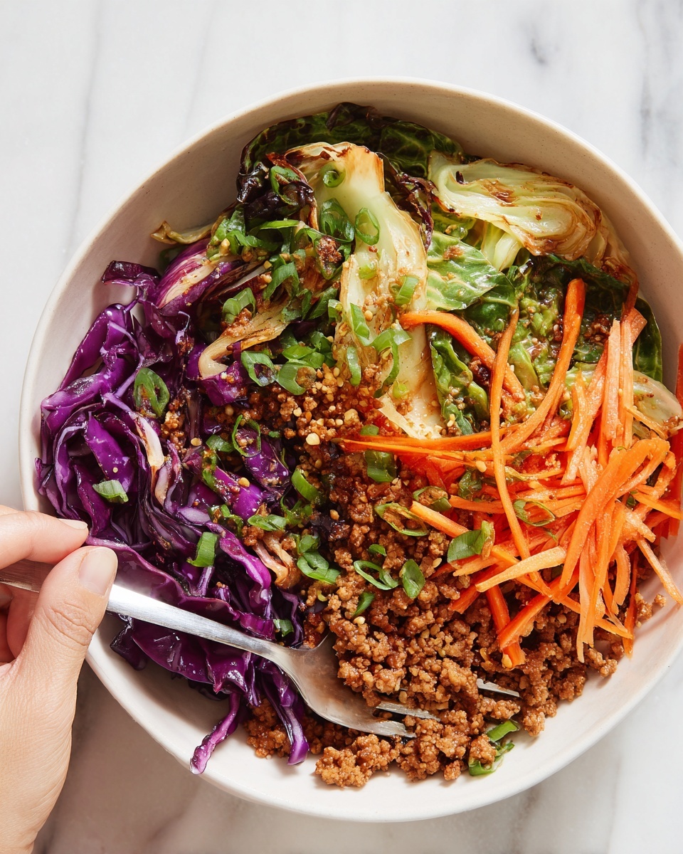 Ground Beef and Cabbage Stir-Fry Recipe - Recipe Image