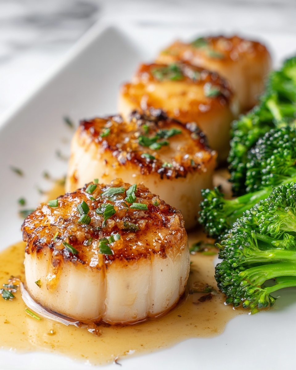 Seared Scallops with Parsley Butter Recipe - Recipe Image