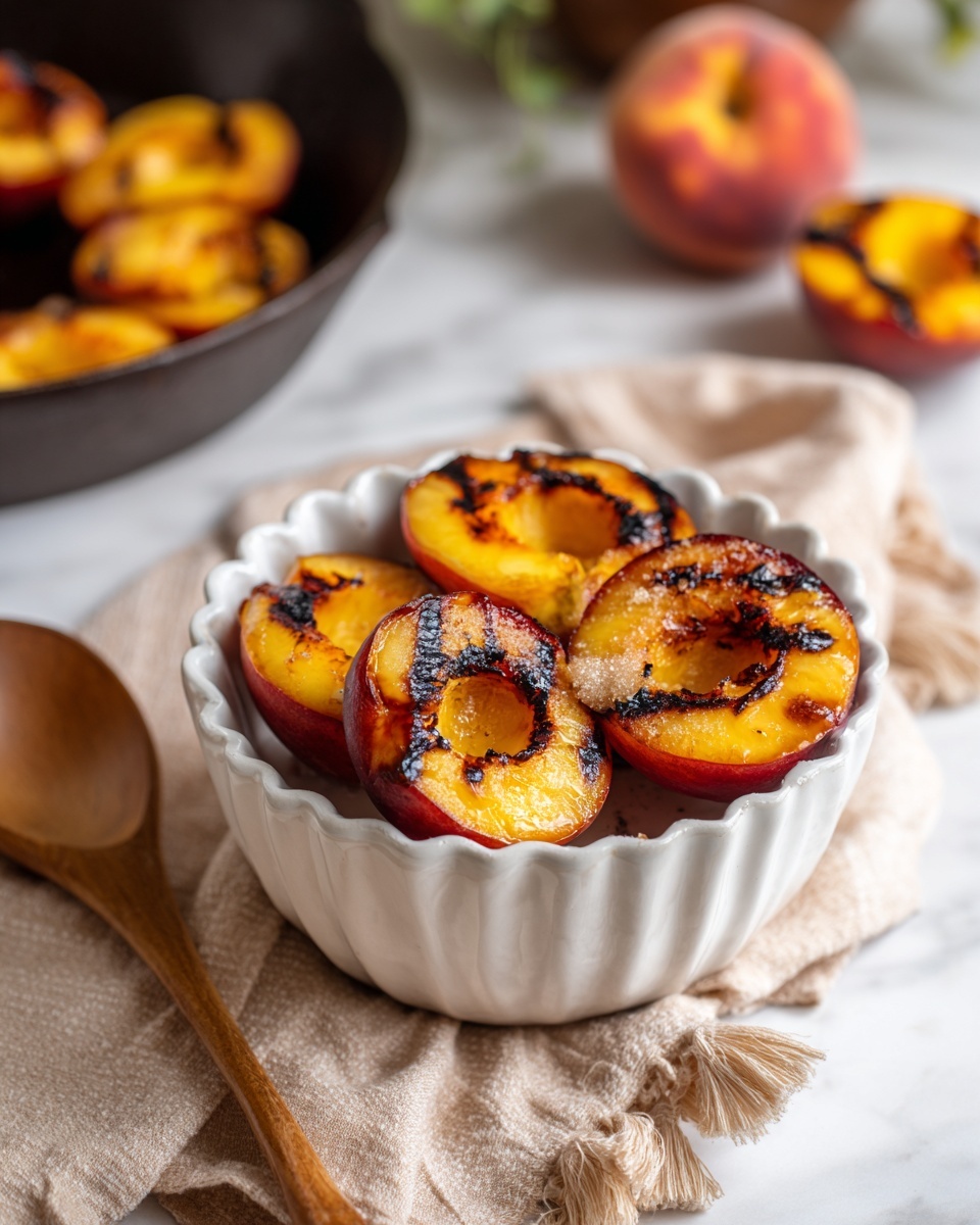 Cinnamon Sugar Baked Peaches Recipe - Recipe Image