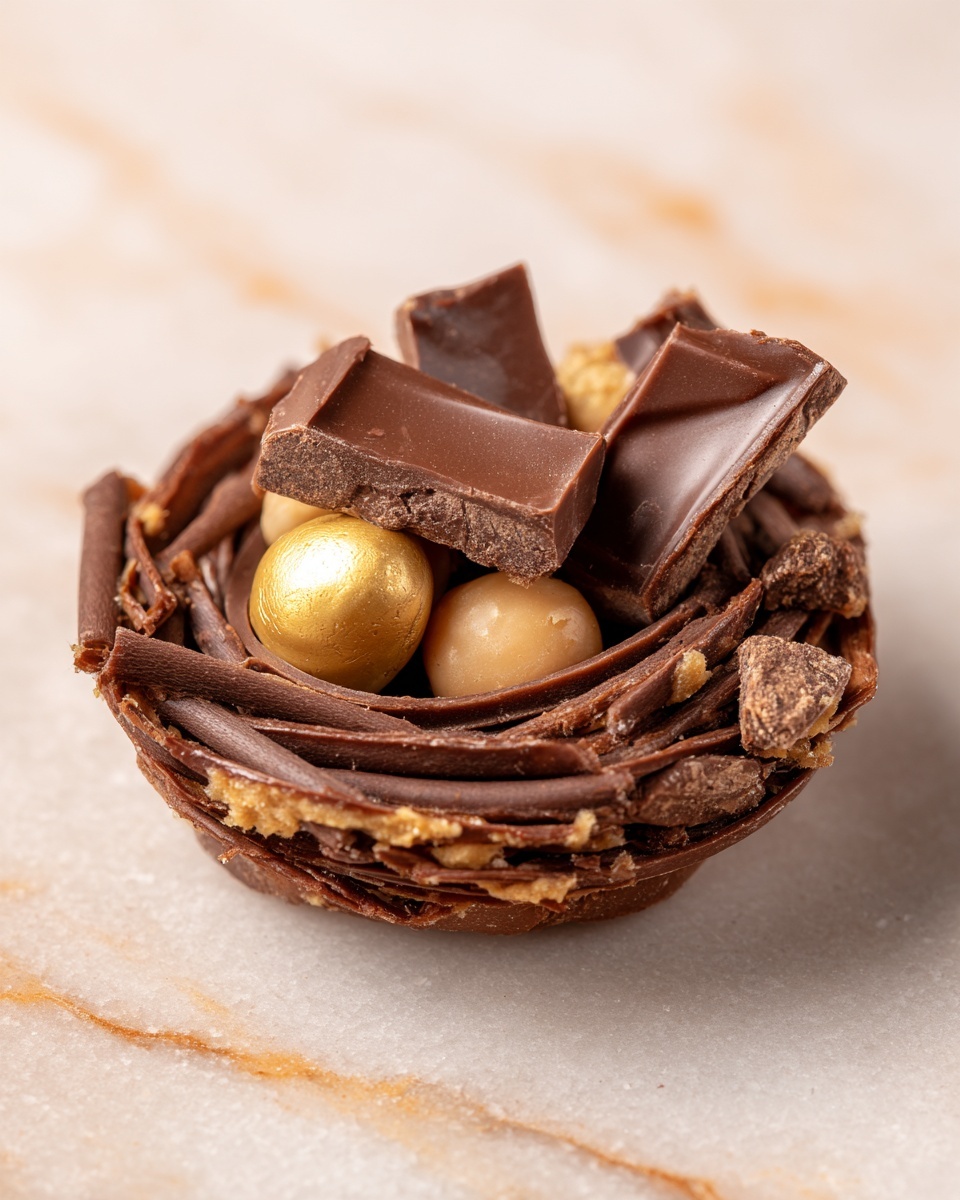 Chocolate Bird Nests Recipe - Recipe Image