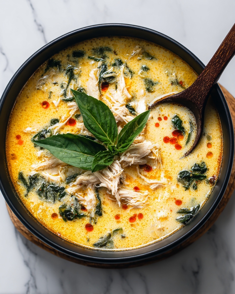 Easy Thai Chicken Curry Soup Recipe - Recipe Image