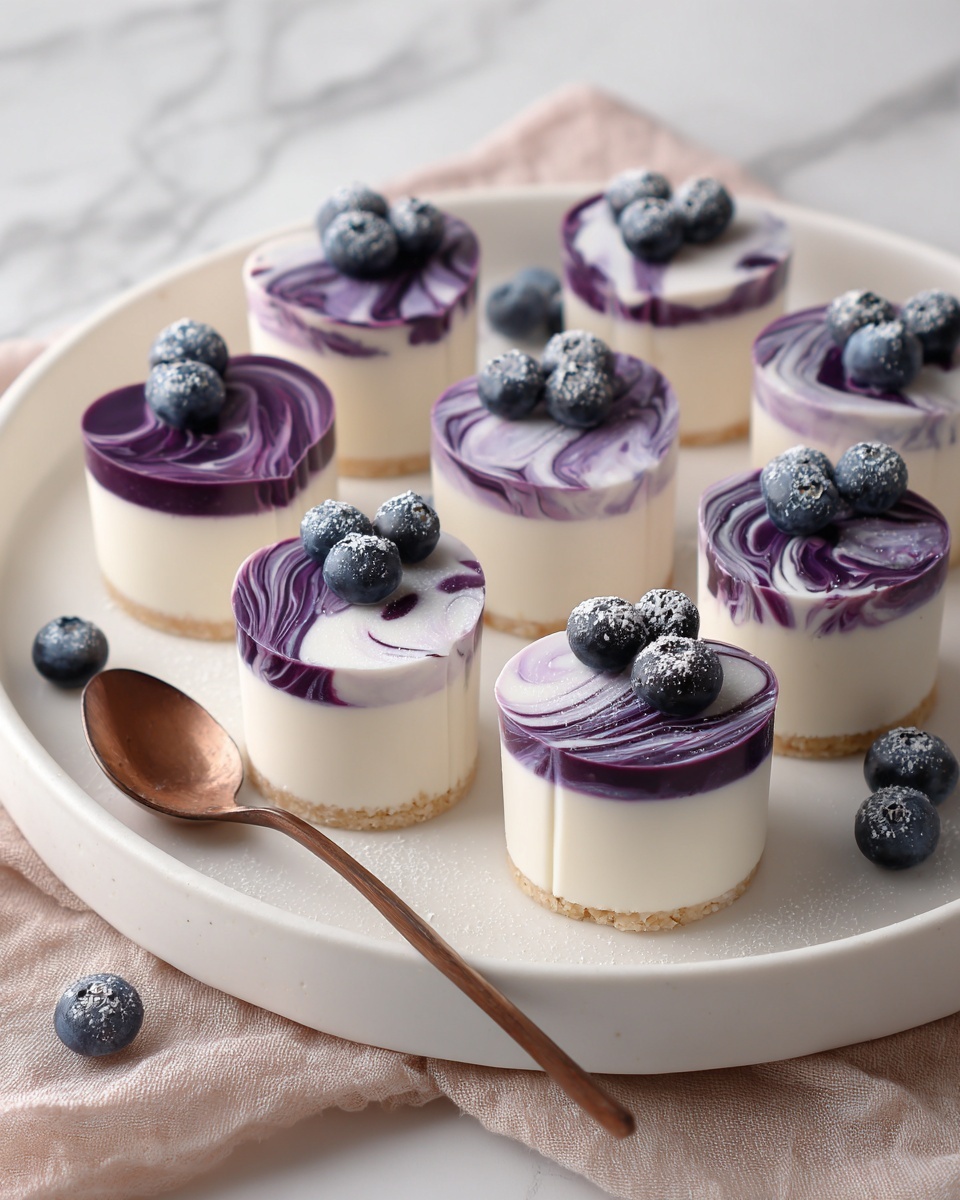 Blueberry Swirl Yogurt Bites: A Healthy & Delicious Recipe - Recipe Image
