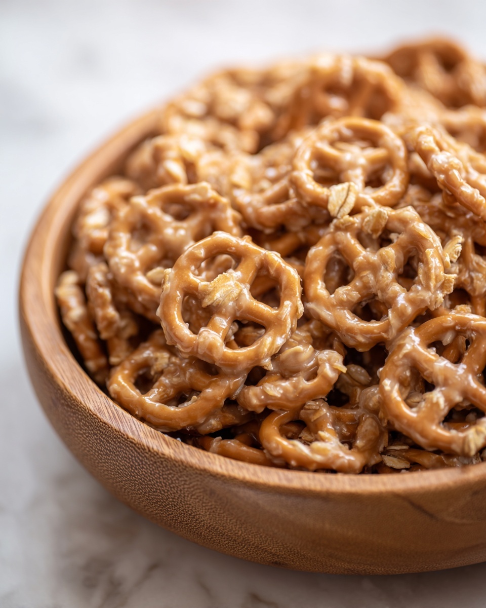 Butter Toffee Pretzels Recipe - Recipe Image