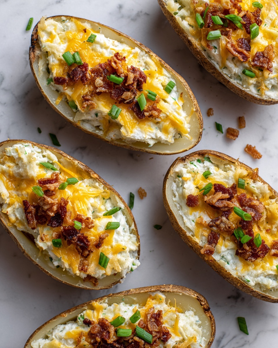 Jalapeno Popper Twice-Baked Potatoes Recipe - Recipe Image
