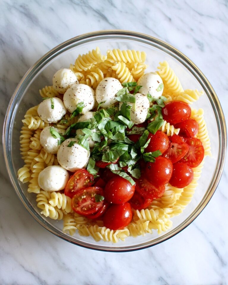 Caprese Pasta Salad: A Fresh and Flavorful Recipe for Summer Gatherings Recipe